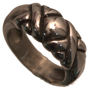 Anneau entrelacé d'inspiration viking