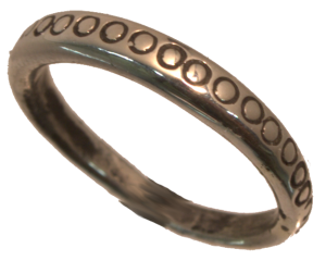 Anneau perlé Viking